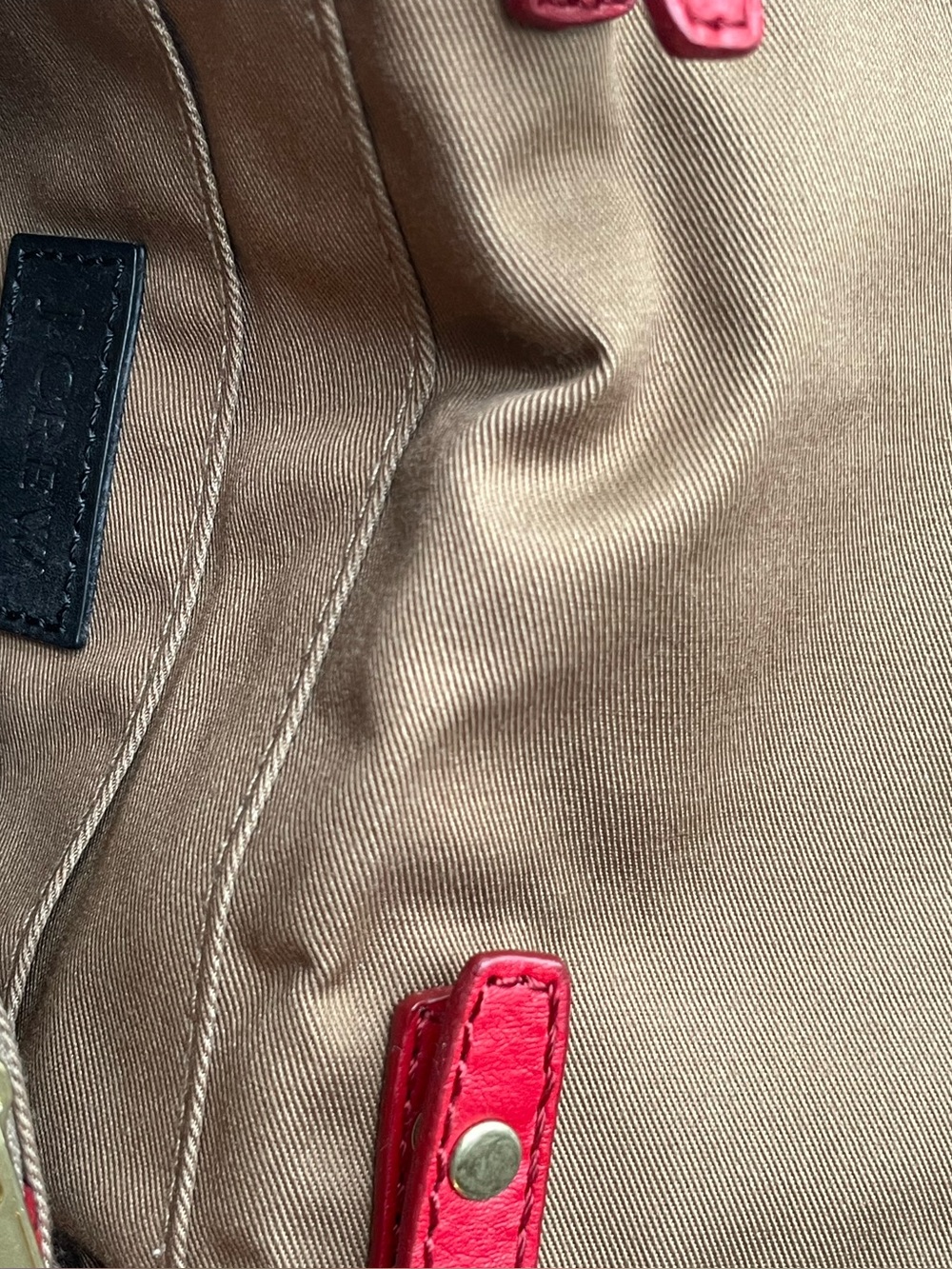 J. Crew Red Leather Crossbody Bag - Picture 8 of 10